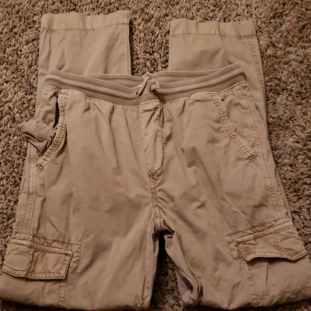 Elastic waist cargo pants